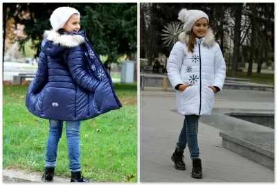 ЗИМНО ДЕТСКО ЯКЕ ЗА МОМИЧЕ
