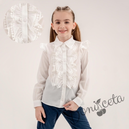 Kid's Long Sleeve Blouse