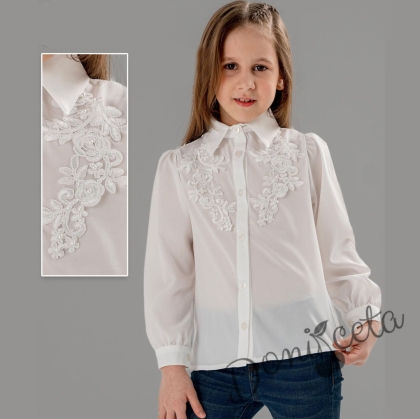 Kid's Long Sleeve Blouse