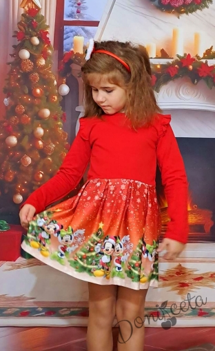 Summer children's dress in red