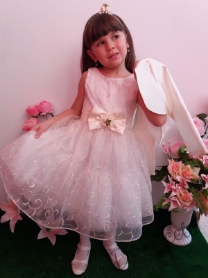 Официална детска/бебешка рокля за шаферка или кръщене