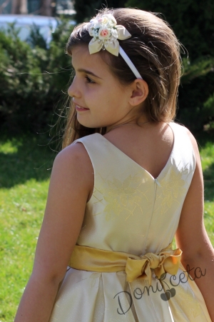  Official children's dress in gold with gold vest