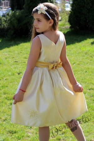Official children's dress in gold