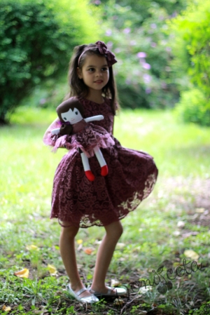 Official children's dress in red