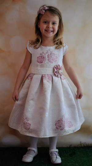 Официална детска рокля на цветя Преслава  