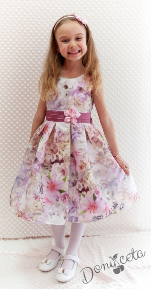 Детска официална рокля на цветя Луси