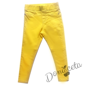Детски клин-панталон в жълто