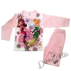 Детска пижама Tinker Bell в розово