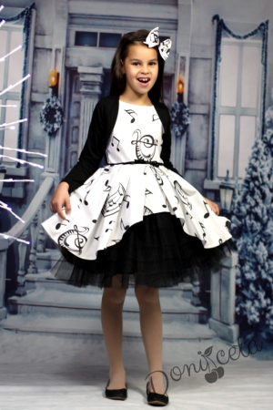 Детска рокличка без ръкав с болеро Кларисия