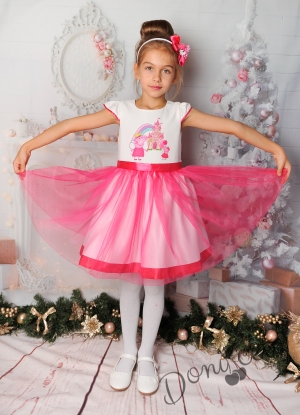 Детска празнична рокля с Пепа Пиг