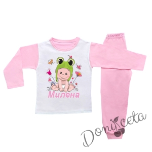 Детска/бебешка пижама  за момиче с име 