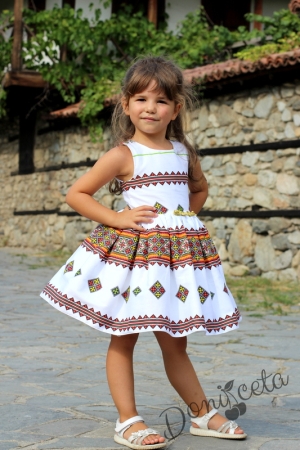 Детска рокля с фолклорни/етно мотиви тип носия 876429