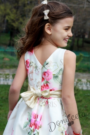 Children's dress with symbols of Paris