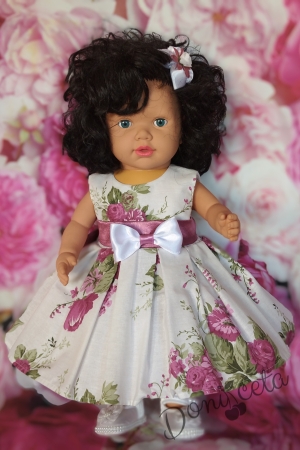 Официална детска рокля с цветя 227РЛН 1