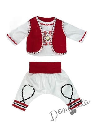 Бебешка/детска народна носия за момче 49 с фолклорни/етно мотиви 6465548