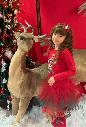 Summer children's dress in red